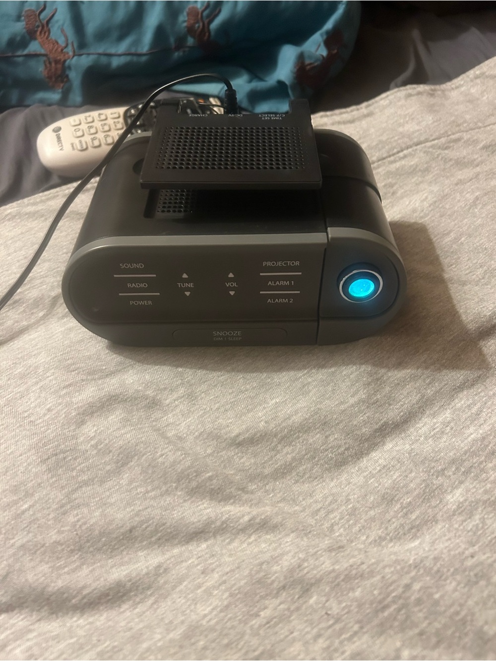 Homedics sound spa radio clock and nature sounds.